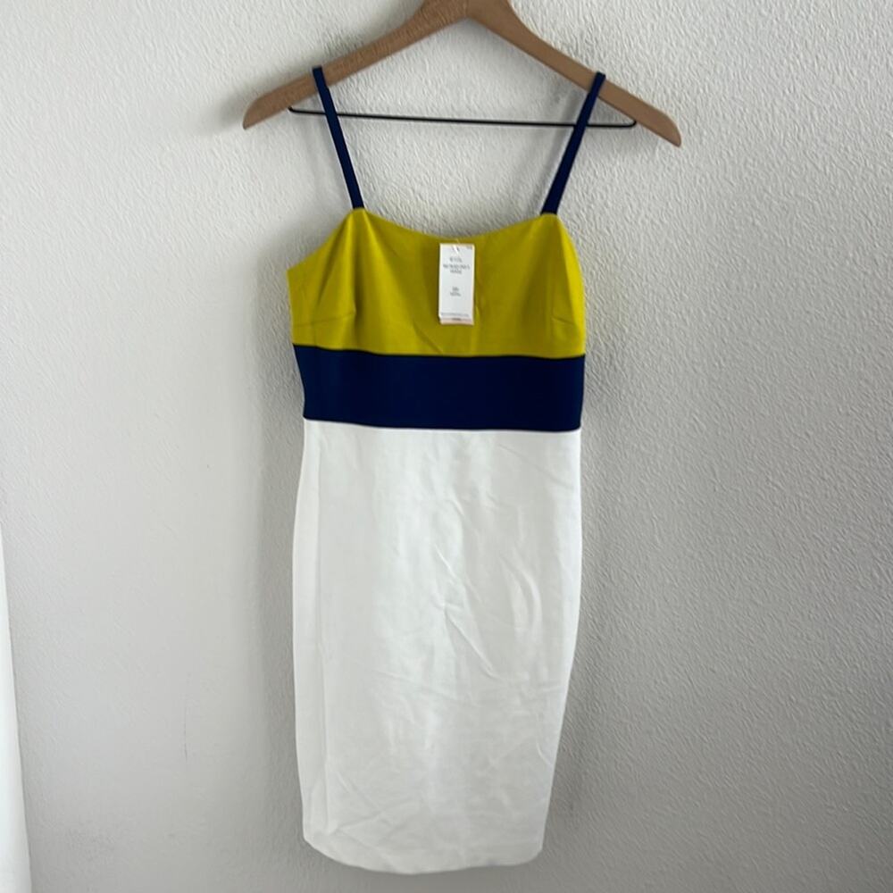 NWT Banana Republic Colorblock Dress Preppy Contemporary 2P